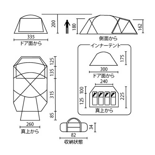 ウェザーマスターワイド2ルームＳＴＤ展示しています｜スポーツ用品 ...